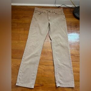 Mott & Bow Slim Mercer Tan Denim Soft Twill Jeans, Size 32x31